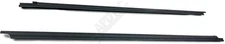APDTY 162231 Rubber Weatherstrip Dew Wipe Sweep Door to Glass Outer Seal Set
