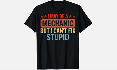 I may be a Mechanic but i can't fix stupid Gift Unisex T-Shirt