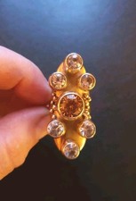 9ct Solid Gold Ornate Ring - 16.5g - Size K