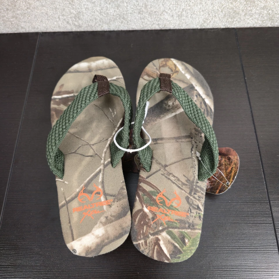 Sandalias Chanclas Realtree Camuflaje Talla 7 Para Mujer Real Tree Camufladas NUEVAS Foto 3 de 4
