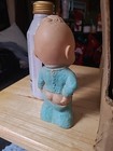 Vintage Squeak Toy Boy in Blue Pajamas Scratching Bum  - Rubber, Squeaker Works — photo 2