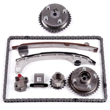 Timing Chain Kit W/2pcs Intake+Exhaust VVT Gear For TOYOTA Camry LEXUS 2.5L