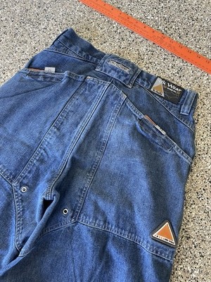 Vintage 90s Y2K Kikwear Drop In K Hole Wide Leg Jeans Baggy Skater