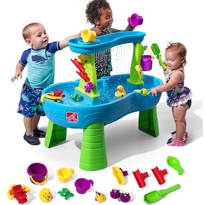 STEP2 RAIN SHOWERS SPLASH POND TODDLER WATER TABLE, KIDS, FOR TODDLES 1.5+ YO