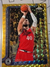 2025-26 Topps Chrome Gold Geometric Refractor Ivica Zubac Clippers #63 /50