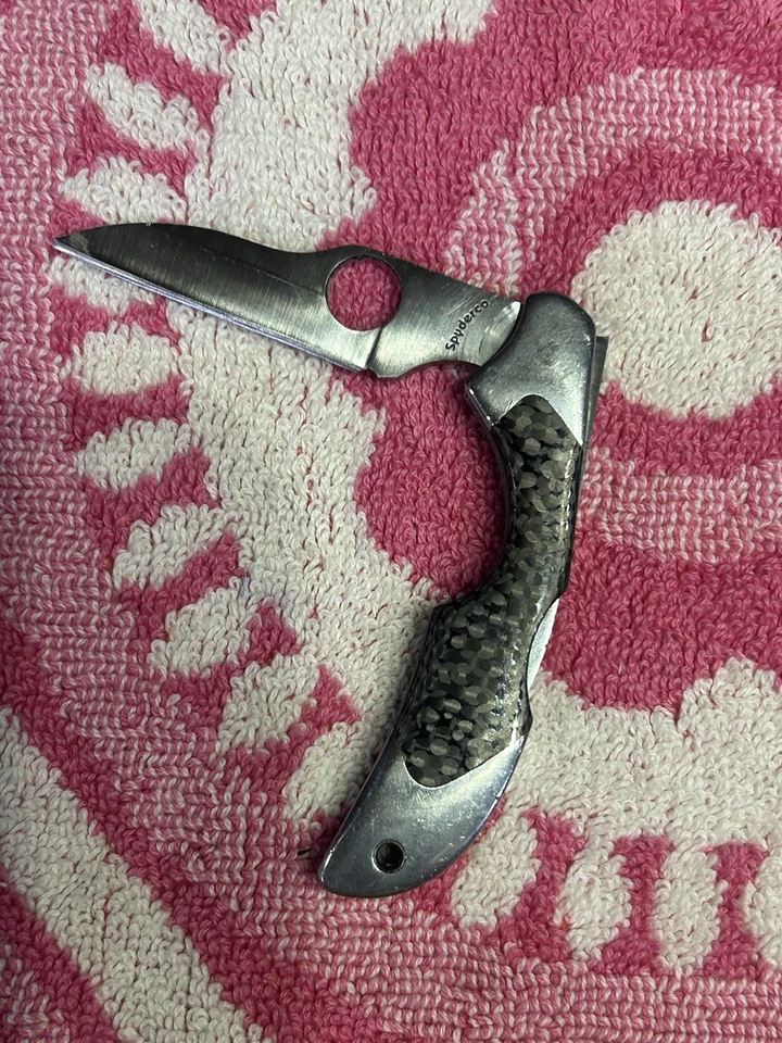 Cuchillo de kiwi de fibra de carbono Spyderco 75P Foto 3 de 4