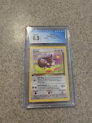 Eevee 1999 Jungle - 1st Ed. #51/64 CGC 8.5