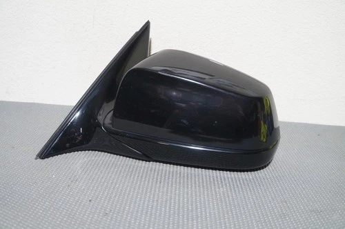 2011-2012 BMW 535i 550i OEM DRIVER SIDE POWER SIDE MIRROR BLACK BLIND SPOT