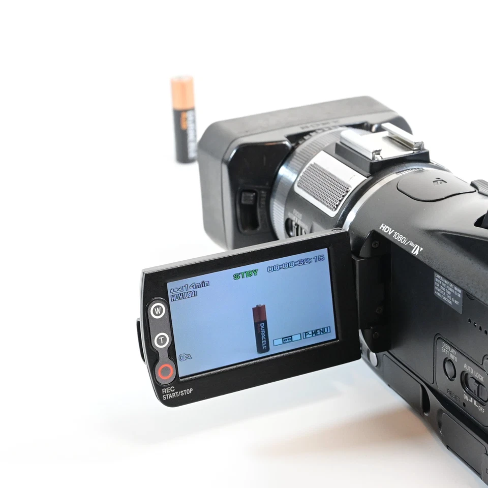 Sony HVR-A1E HDV Camcorder MiniDV High Def Professional HD - Low 160HRS VGC - Image 3 of 4