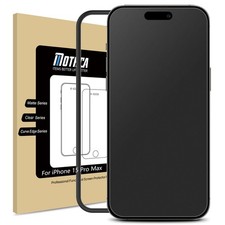 Mothca Matte Glass Screen Protector for iPhone 15 Pro Max 6.7 inch ...