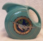 Fiesta  Ware Juice Pitcher Turquoise HLCCA 1943 Clipper Plane  2011 No box