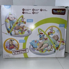 Yookidoo Baby Gym Lay to Sit-Up Playmat. 3-in-1 Newborns Activity Center