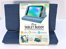 Tablet Pillow Stand with Pocket,Adjustable 3 Viewing Angle,Lazy Holder for Be...