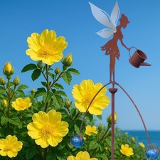 Windspiel Gartenstecker Elfe Gartenpendel Gartendeko Mobile Unruhe Fee Zauberfee