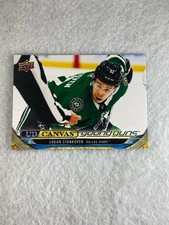 2024-25 Upper Deck Series 1 Logan Stankoven UD Canvas Young Guns C-103 Carolina