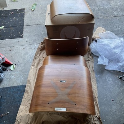 Herman Miller Eames Lounge Chair Seat, And Ottoman Back Frames Walnut New