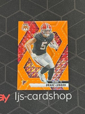 2025 Mosaic Drake London #250 Orange Fluorescent Mosaic Prizm /25 J1