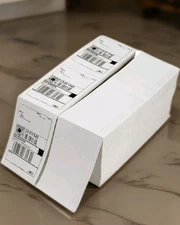 6000 4x6 Fanfold Thermal Shipping Labels UPS CERTIFIED / USPS fits most printers