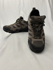 Men's MERRELL MOAB 2 Size 9 M, Waterproof Hiking Shoe J06025. Tan Pre-Owned