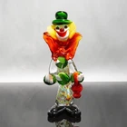 Vintage Murano Hand Blown Glass Clown Figurine Italy