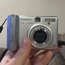 Canon PowerShot A60 2.0 MP Compact Digital Camera FOR PARTS CAM NOT WORKING