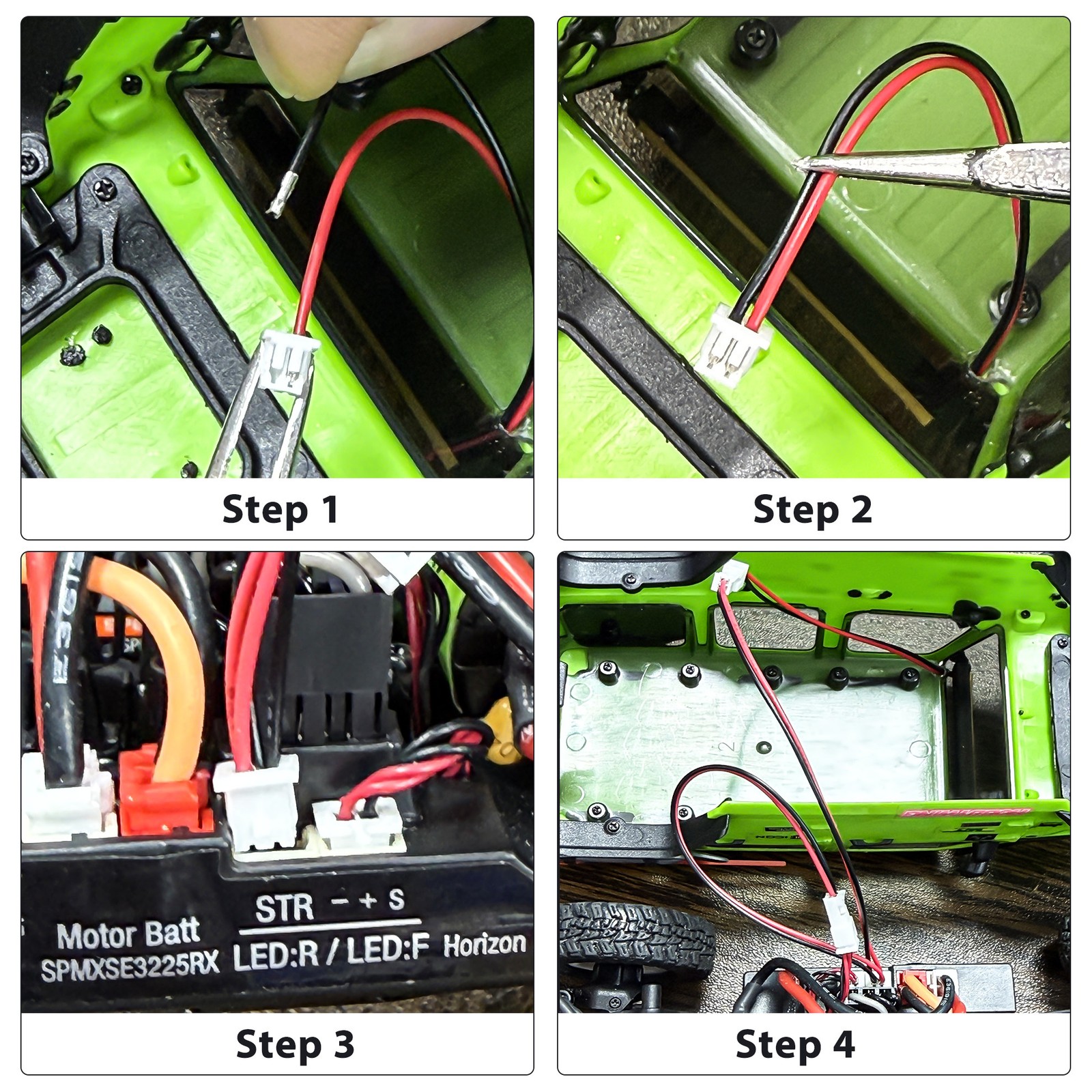 Roof Light Bar for AXIAL 1/30 SCX30 Jeep Wrangler JLU Wrangler RC Upgrade Parts thumbnail 4