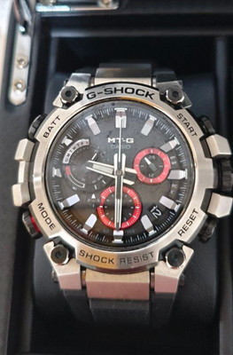 CASIO G-SHOCK MT-G MTG-B3000-1AJF Solar Radio Men Watch Bluetooth Resin JAPAN