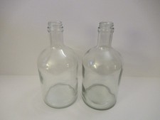 Clear Glass Bottles for Crafts, Decor, Art, Upcycling Projects  More 2-Set 