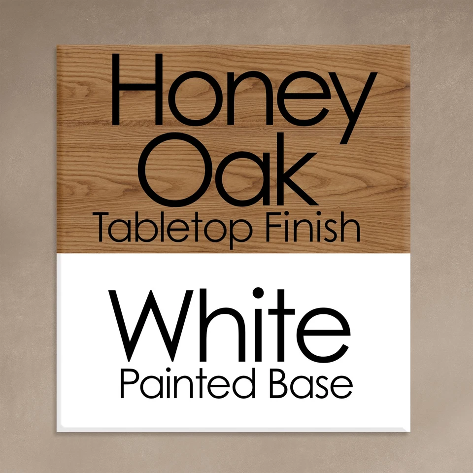 Bed Side Table Small Night Stand with Drawer Open Storage Shelf End Table, White - Image 4 of 4