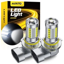 AUXITO 9006 LED Foglight Conversion Kit DRL Bulb Super Bright 6500K White 6G27 D
