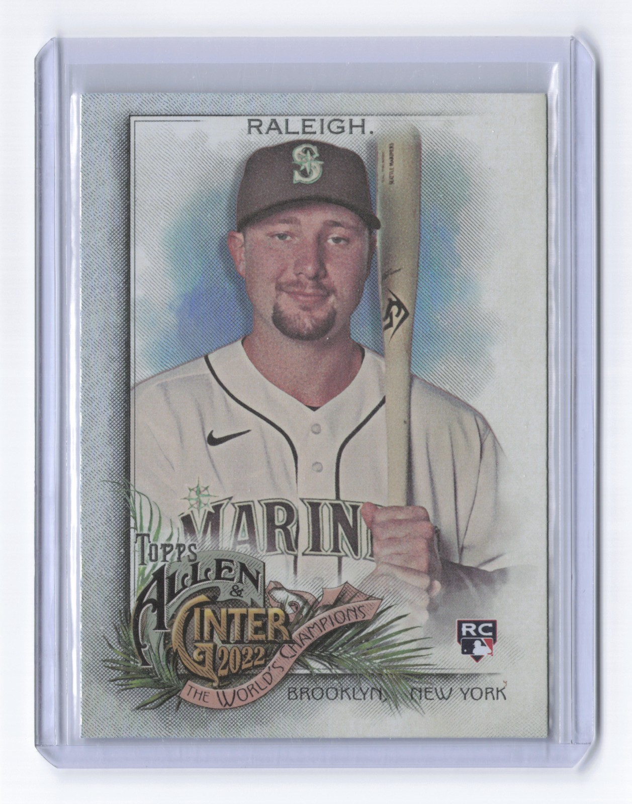 2022 Topps Allen & Ginter - Cal Raleigh Rookie Card Mariners #178 (RC)