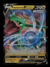 RAYQUAZA V V RARE HOLO 110/203 NM POKEMON
