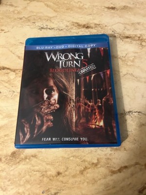 Wrong Turn 5: Bloodlines Unrated - Blu Ray & DVD - 2 Disc Set!