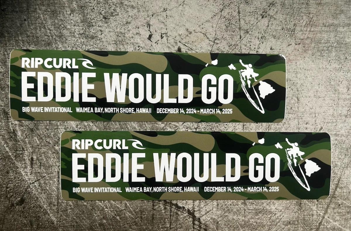 Eddie Would Go Sticker for sale - eBay