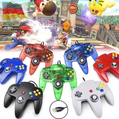 USB Retro N64 Controller,Classic N64 Wired Gamepad for PC MAC Linux Raspberry Pi