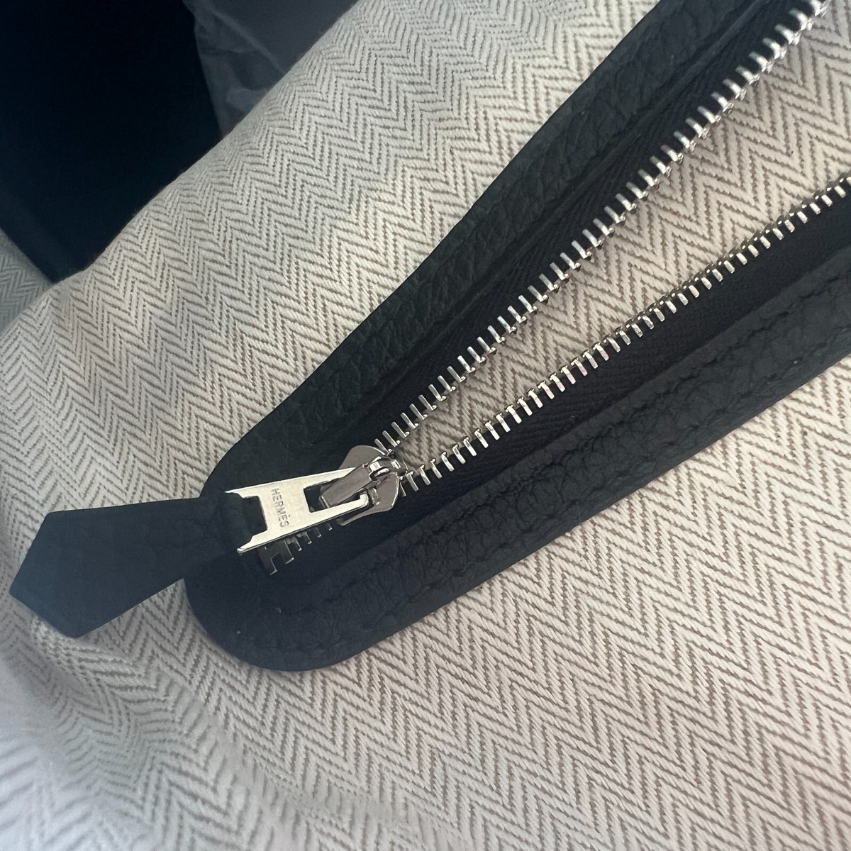 Hermes Garden Party 36 Bag Negonda & Palladium Noir Hermes Garden Party 36 Bag Negonda & Palladium Noir