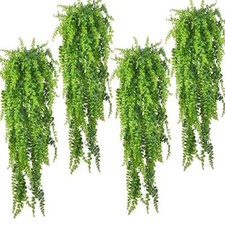 4 Pack Reptile Plants Terrarium Hanging Plant with Suction Cup for Geckos