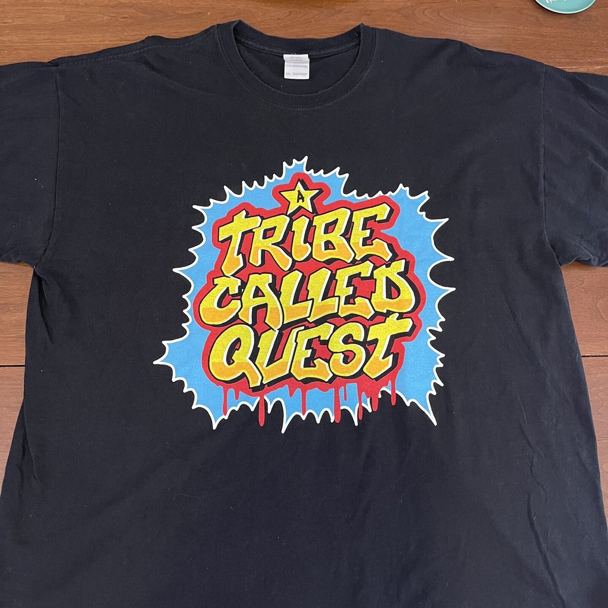 a tribe called quest ビンテージ Tシャツ Rap tee Vintage A Tribe Called Quest Graffiti Art Yellow Logo Rap