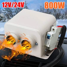 2 Hole 12V/24V 800W Electric Car Heater Car Heating Fan Defogger Defroster