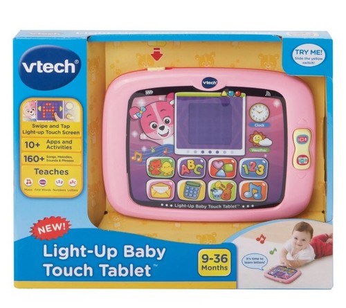 VTech Light-Up Baby Touch Tablet Electronic Educational Learning 9M-3Yrs, Pink - Picture 2 of 13