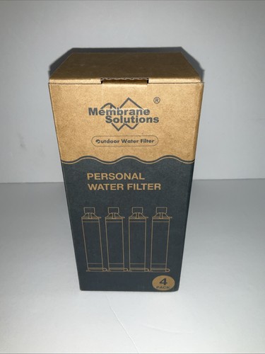 Personal Water Filter Straw 4pack Portable Outdoor Drinking Water Purifier 5000L