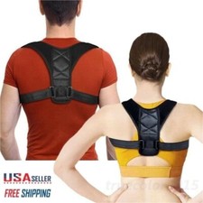 For Men Women Posture Corrector Straightener Back Shoulder Support Brace Belt US