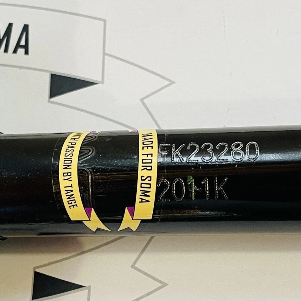 NOS Soma Wolverine Lugged Crown 700C IS Disc Fork Curved Legs Moss Green QR - Image 3 of 4