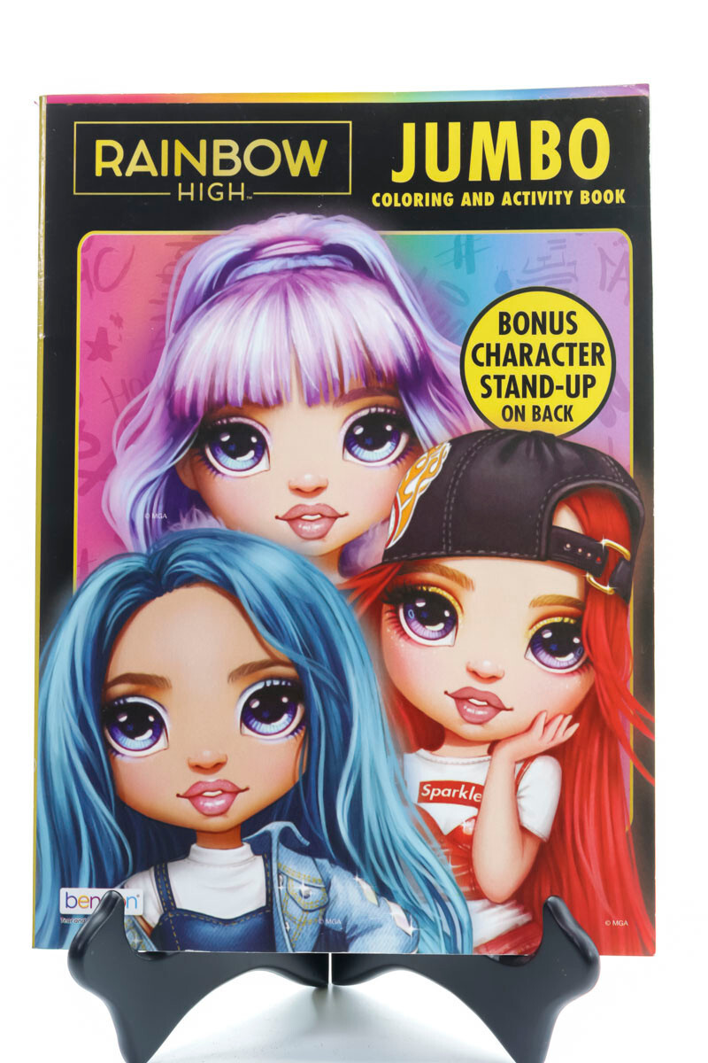 Rainbow High Jumbo Coloring Activity Book (2) eBay