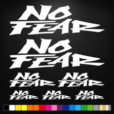 NO FEAR - 7 Decals Stickers Sponsors Car Bike Motorcycle Motocross MX ATV