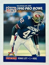 Ronnie Lott - 1990 Pro Set #400 - San Francisco 49ers Pro Bowl Football Card  C1