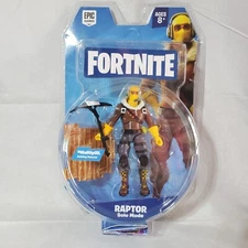 Fortnite Raptor Solo Mode 4" Action Figure Pack Jazwares Collectible Toy #99