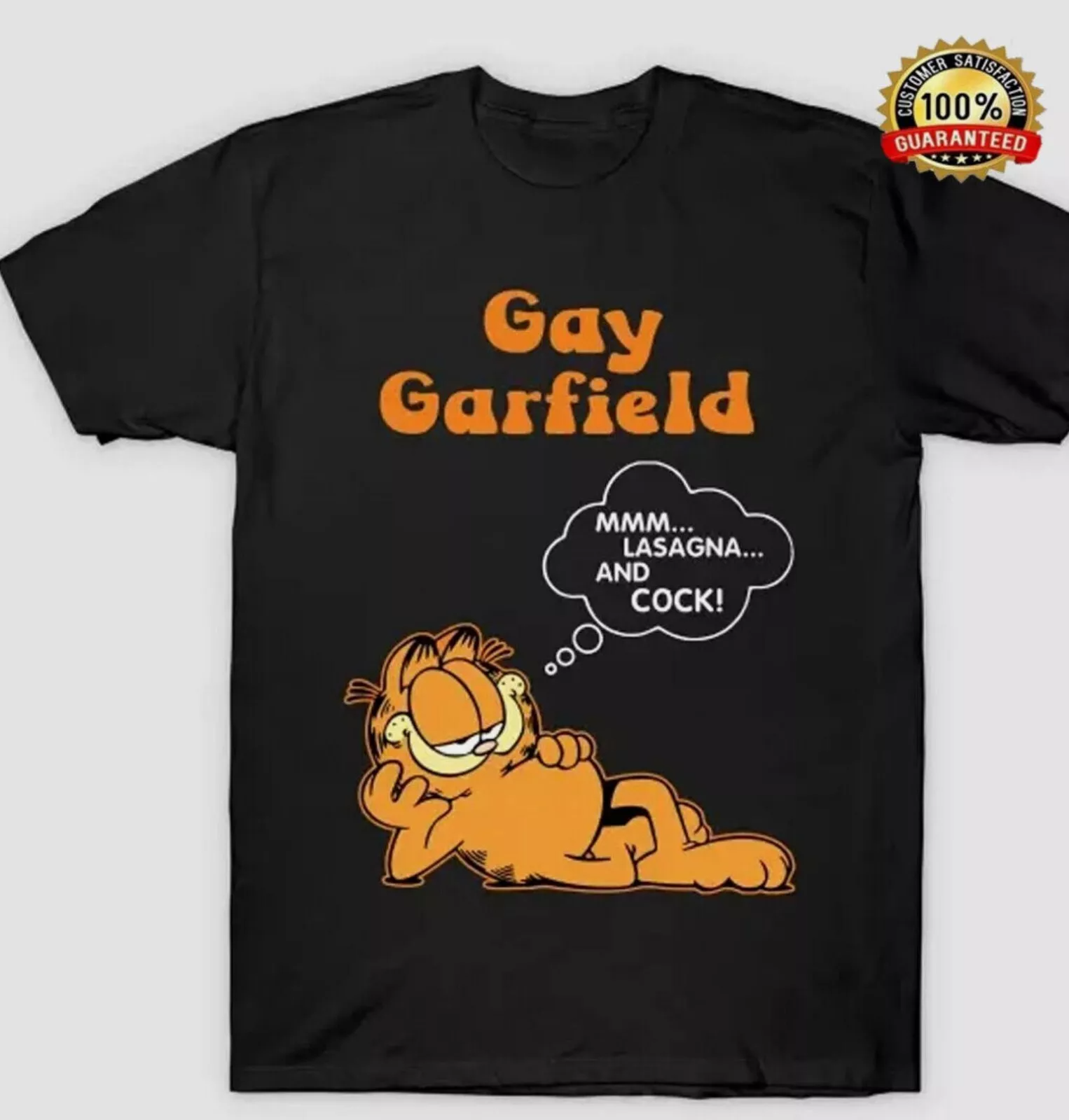 Funny Meme Gay Garfield Shirt, Unisex tee