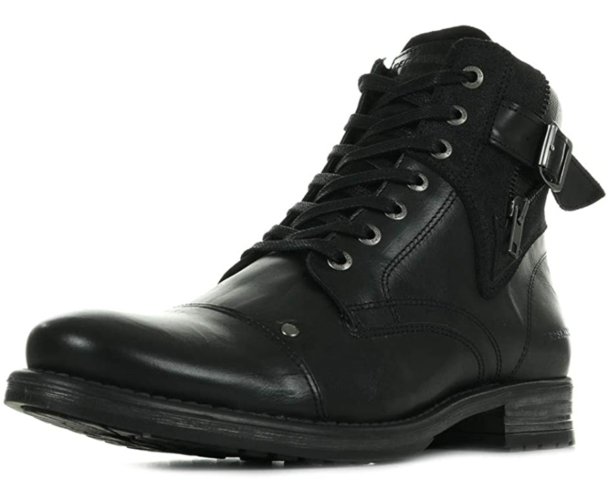 Redskins mens boots black yero | eBay