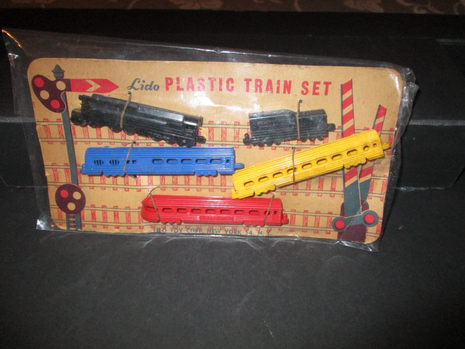 Vintage/LIDO/Toy/Plastic(TRAIN/SET)1950's/NEW On/Factory/Card eBay